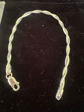 Sterling Silver Twisted Rope Bracelet